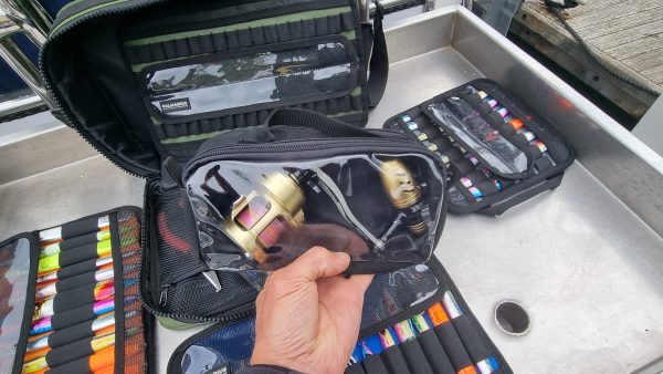 The Palmarius Jig Case, available at JOKER, heres the eel pouch, sorry the reel is mine!