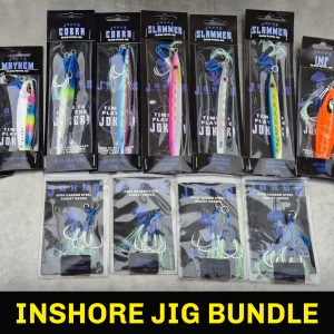 JOKER Jigs and Lures INSHORE JIG BUNDLE contains 11 jigs and 4 apcks of assist hooks