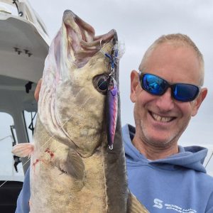Matt caught lovely pollock using JOKER Mayhem Purple haze