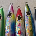 A mix of colours for the 5 Orca jigs by JOKER
