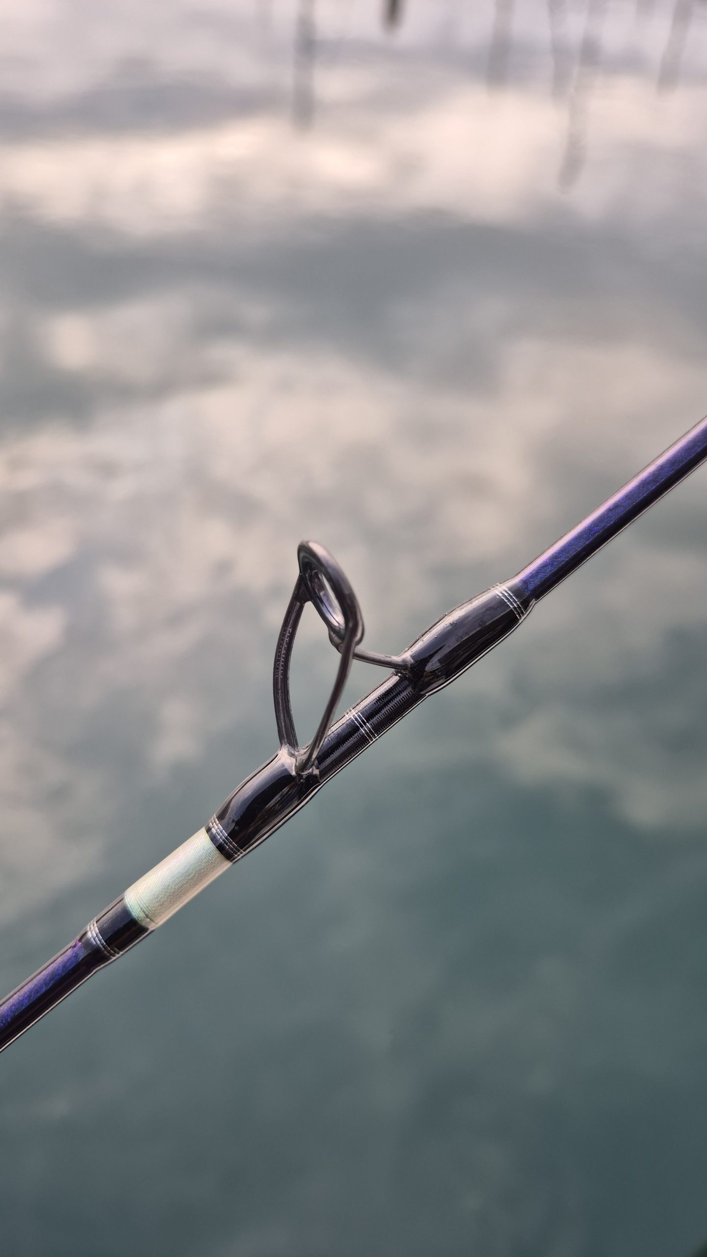 Titanium ring guide on the Wakizaki rod