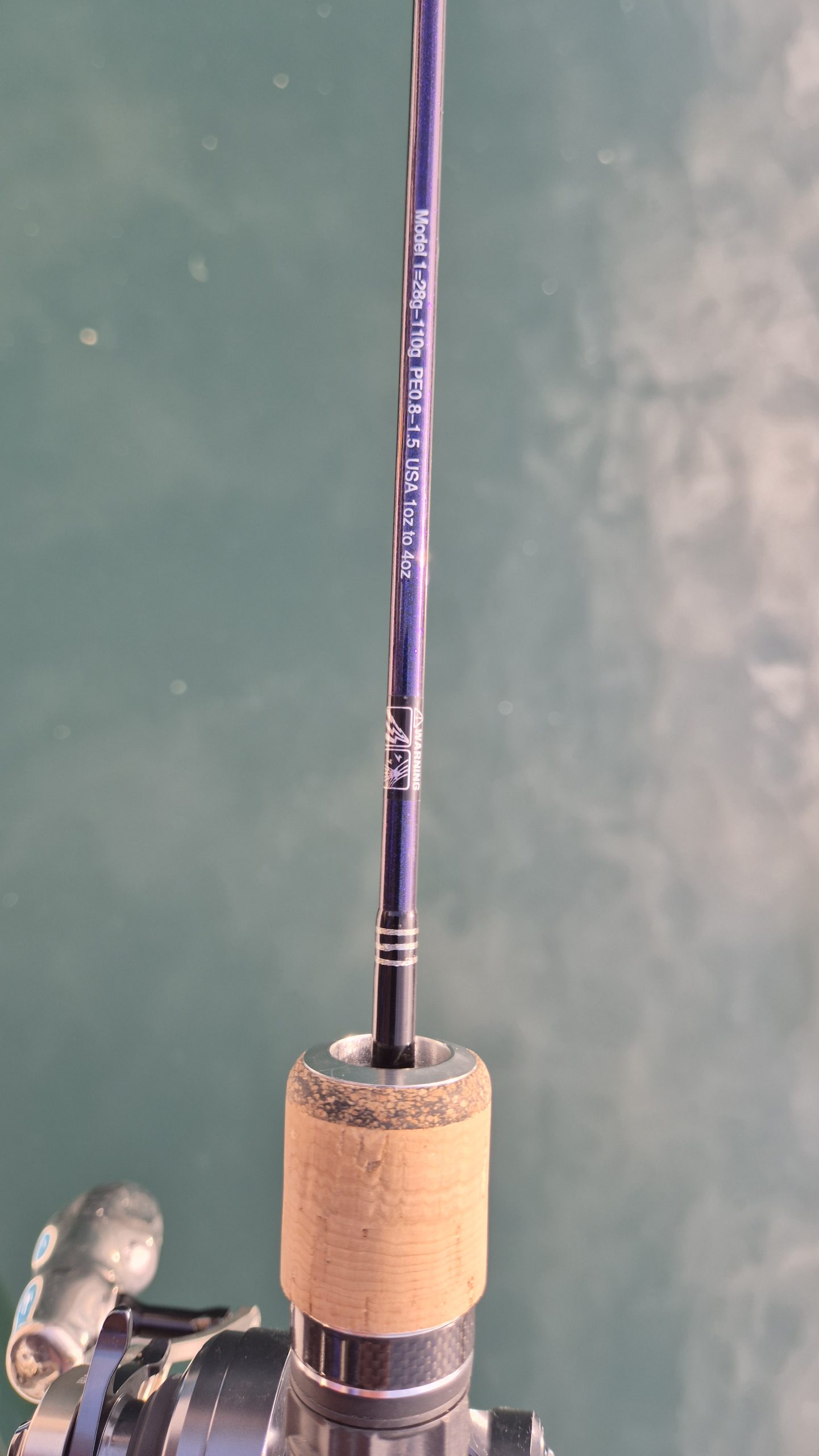 Pencil thin jigging rod