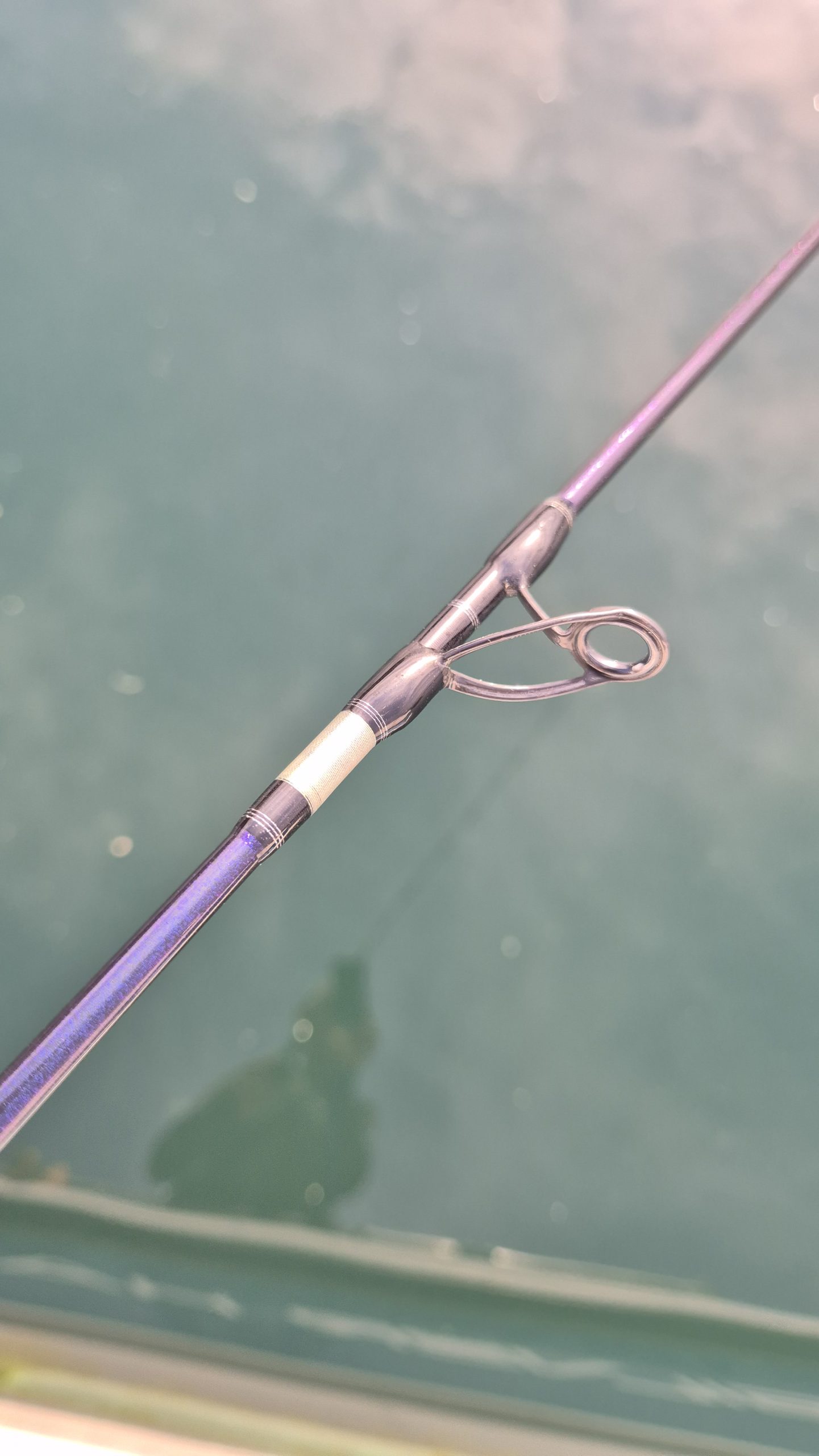 Titanium ring guide on the Palmarius Wakizaki rod