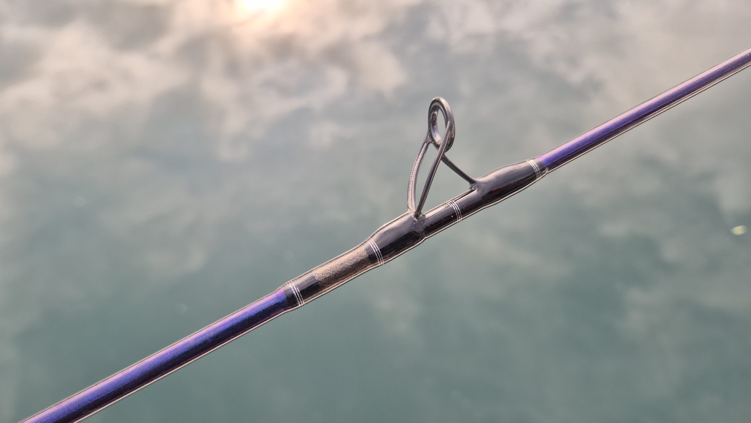Titanium ring guide on the Wakizaki rod